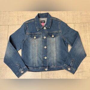 NWT Girls The Childrens Place‎ Girls Medium Blue Denim Jean Jacket Large L 10/12
